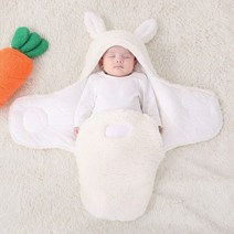 군용침낭 미군침낭 신생아 겨울 침낭 유아용 포대기 랩 유모차 유아 코튼 0-9 개월용 두꺼운 아기, [03] 9M, [12] B-white