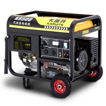 자가발전기 삼상 380V 산업용 캠핑용 비상용 휴대용, 3500W 수동 시동+연소 가솔린 220V