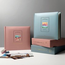 대용량 4X6 양장 포켓 고급 앨범 사진첩 #6736EA, DLL 핑크