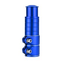 XIHAMA 자전거 핸들업 헤드업 익스텐더, 12cm, 블루