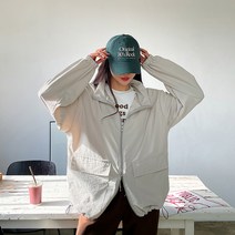 윈드 포켓 루즈 바람막이 점퍼