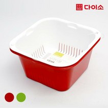 [다이소]사각더블채반-63981
