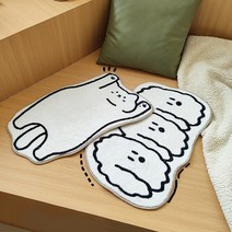 냥냥 댕댕 러그 미니 고양이 강아지 발매트