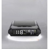 헤드업 속도 표시기 전면 유리 태양열 충전 고도 시간, 배터리 15시간용