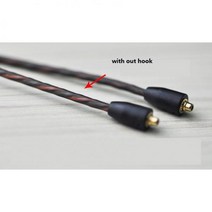 웨스톤 이어폰 W10 W20 W30 W40 W50 W60 W80 이어폰용 4.4mm 밸런스드 오디오 케이블, 이어후크 없이