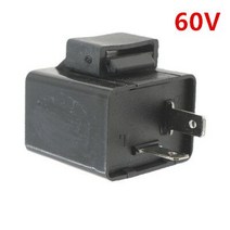 전동 킥보드 부품 호환 전기 스쿠터용 점멸 장치 12V 4V 60V 방향 지시등 깜빡이 표시기 릴레이 자, 03 60V