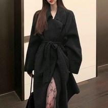 대박난박양 벨트 롱 코트