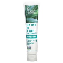 Desert Essence 데저트에센스 티트리 오일 & 님 치약 윈터그린 6.25 oz (176 g), 1개