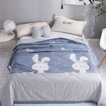 극세사 이불여름 코튼 담요 얇은 이불 부드러운 기계 세척 가능한 삽입 에어컨 침대보
