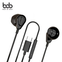 [에이치플러스몰] bob 글로시 Type-C 인이어형 이어폰 C타입 ME563-T, 화이트, 옵션:글로시C타입이어폰(ME563-T) / 색상:화이트