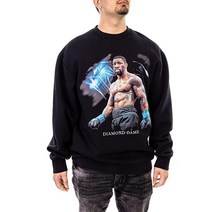 Shoe Palace 남성용 Creed Dame 워싱 크루넥 블랙 블랙