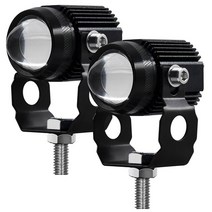 [메가허브]빔프로젝터1/2PCS 오토바이 LED Spotl 광경 전조등 안개등 보조 ATV 스쿠터 운전 커피 레이서, [01] 호주, [02] 2 PCS
