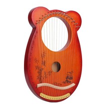 악기하프 취미 미니 미니 현 독학 현 미니리라 그랜드 68 라야금 16현 작은 역학 휴대용 19현 15현 리라금 공후 Lyre 거문고, 16음-상자식【일몰판다】, 규격 없음