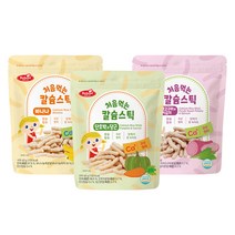 베베스트 처음먹는 칼슘스틱 40g 3종 (바나나 단호박과당근 자색고구마와시금치)