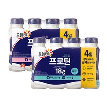 [KT알파쇼핑]빙그레 요플레 프로틴 드링크 플레인/딸기바나나 210ml 12입, 프로틴 드링크 210ml 12입 플레, 프로틴 드링크 딸기바나나 12입