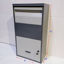 도서관 반납함 반납기 우편함 도서 수취함 대형 예쁜, 75x41x22 열쇠형