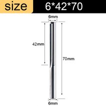 밀링커터 셋트 사이드 Vsharp 3.175 4 6 8 10mm Shank 2 플루트 스트레이트 엔드 밀 텅스텐 카바이드 CNC, 27 6x42x70, 03 10pcs