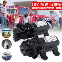 워터 펌프 dc 12v 130psi 6lmin 전기 블랙 마이크로 고압 다이어프램 세차, 01 Pressure