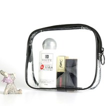 PKFARM 1+1 투명 pvc 방수파우치 세안파우치 샤워파우치 목욕파우치 여행용 휴대용 화장품