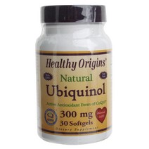헬시오리진스 내추럴 유비퀴놀 300mg 글루텐 프리 무설탕 코큐텐, 30개입 × 30정 × 1개