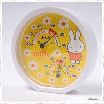 미피 온습도계 아날로그 실내 신생아 아이 습도 출산 선물, 기본