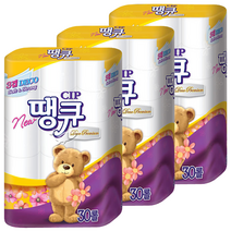 광진산업 땡큐 화장지 (3겹), 3팩, 30롤