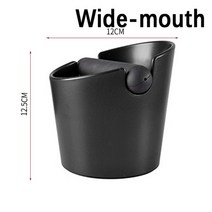 휴대용 에스프레소 머신 1구 커피머신 수동 추출기 메이커 미니 카페용 커피 노크 상자 찌꺼기 커피 그라인드 덤프 빈 안티 슬립 커피 가루 찌꺼기 상자 커피 도구 카페 액세서리, 블랙 라지