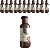 LA갈비양념장 500g청정원12통, 단품