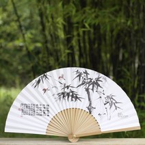 한국 부채 접이식 전통 휴대용 대나무 부채 합죽선 외국인 선물 기념품, C10/고급형-대/나물캐기