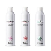 [레시피] 대용량 온천수 바디미스트 (3개 set), 자스민+로즈워터+체리블러썸