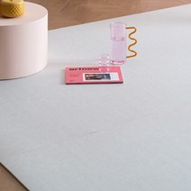 포포 강아지 미끄럼방지 롤 애견매트 거실 복도 논슬립, 마블그레이 14mm