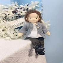 미니 발도르프 인형 지역 에나멜 인형 아티스트 수제 카와이 어린이 크리스마스 선물 장난감 수제 부드러운 필, 10.10 - 30cm