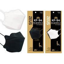 KF-94 3D 제우스 키리아 황사 방역 마스크 대형 소형 100매, KF-94 3D 입체형 소형 블랙 100매(50매입)