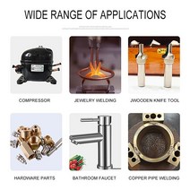 동용접봉 황동 용접봉 금속 납땜 와이어 구리 전극 땜납 분말 필요 없음 500mm, 03 50CM 1.5mm