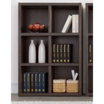 9컬러 자유조합 오픈형 2x3단 베이직 책장(81cm) 나무 잡지 수납장 침실 LP, 월넛화이트