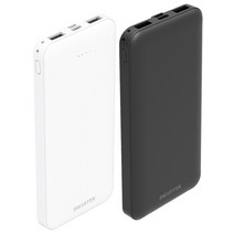 스마텍 대용량 10000mAh 고속충전 보조배터리 STPB-SL1, 블랙