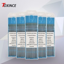 용접봉 롯드 10pcs 녹색 Tig 용접봉 순수 텅스텐 전극 1.0/1.6/2.0/2.4/3.2/4.0mm 바늘, 02 1.6mmx150mm