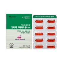 차병원 닥터프로그램 초임계 알티지 식물성 오메가3 플러스 비타민E 비타민D, 1개, 30정