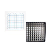 바이오피스 종이 스토리지 박스 1.5ml 81홀 바이알 마이크로 튜브 상자 PCR TUBE 유전자 샘플 보관 스토리지 눈금 표시, 1개