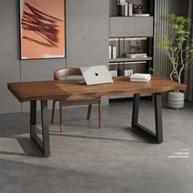 통나무 원목 우드슬랩 책상 테이블 2000, 160x60x75