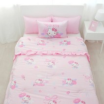 헬로키티 플라워가든 차렵이불