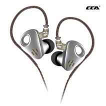 CCA CXS 금속 알루미늄 유선 헤드폰 HiFi 귀 장착형 음악 게임 서브우퍼 풍동의 물리적 기류 설계, 마이크 없음, CXS 마이크 없음, 하나