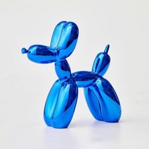제프쿤스 벌룬독 풍선개 인테리어 소품 8가지 색상 3가지 사이즈, 블루17cm