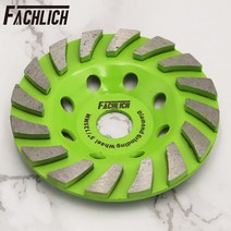 FACHLICH 1pc Diameter100/115/125mm 다이아몬드 터보 소결 그라인딩 휠 스톤 대리석 화강암 콘크리트 연마, 03 1pc 125mm