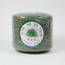[앵콜스] (도안증정)공작표 순면색사 (18합) 순면콘사 면사, 212카키, 1개