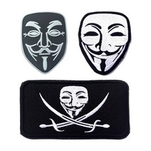 DBOMartㅣ찍찍이 밀리터리 패치 와펜 벤데타 패치 밀리터리 야광 패치 와펜 자수패치|_ac락be베!!a쟈, [#]자수마스크[#]