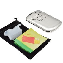 휴대용손난로 충전식 USB 손난로 아연 합금 포켓 롱 라이프 초경량 핸드 워머 실내 및 실외 소형 핸디 히, 01 type1