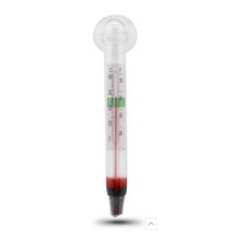 초록끈 아마존 수족관용유리온도계, 2개
