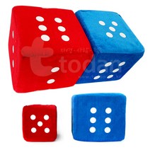 토단 대형 헝겊 주사위 15cm 20cm, 15cm-레드
