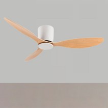 AirPlus 천장 거실 실링팬 천장형선풍기 미니 대형 천정 선풍기, 52인치, 옵션3.우드화이트